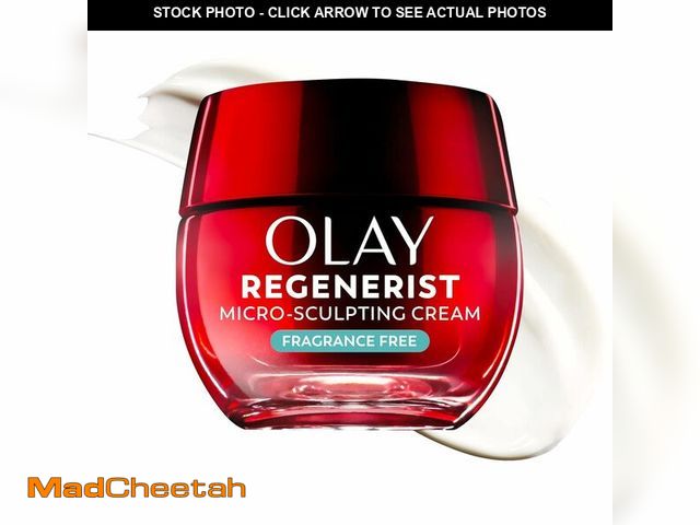 Lot 74-14212022 - Face Moisturizer, Regenerist Micro-Sculpting Cream for Women, Fragrance-Free - Anti-Aging, Anti-Wrin...