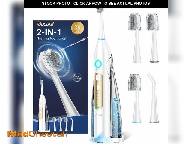Lot 74-13714300 - Electric Toothbrush with Water Flosser Combo, Professional Flossing Toothbrush with 3 Sonic Brush Mo...