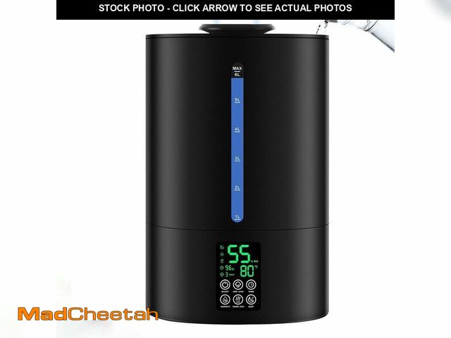 Lot 74-14207543 - Coolfiqu 6L Humidifiers for Bedroom Large Room Home,Cool and Warm Humidifier for Baby and Plants Hot...