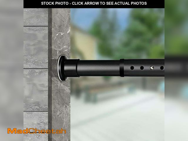 Lot 74-12766602 - Room Divider Spring Tension Curtain Rod 43 to 141 inches,Adjustable Shower Curtain Rods,No Drilling,...