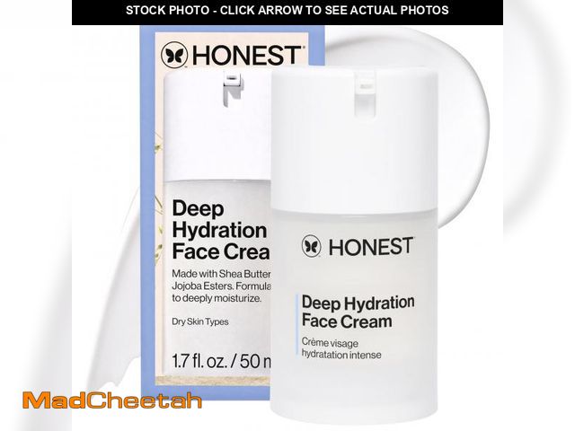 Lot 74-11551294 - Honest Beauty Deep Hydration Face Cream for Dry Skin  Hydrates + Supports Natural Moisture Barrier  ...