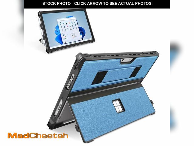 Lot 74-13713173 - Case for 12.3" Microsoft Surface Pro 7+/7/6/5/4/Pro LTE Protective Rugged Cover Case, with Stylus Pe...