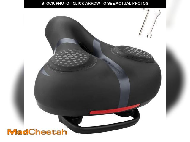 Lot 74-12220246 - ROCKBROS Bike Seat for Men Women Comfort Wide Gel Bike Seat Replacement,Breathable Waterproof Padded...