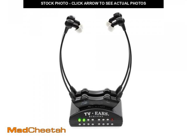 Lot 74-12221696 - TV ÃÂ· EARS 5.0 Dual Digital Wireless Headset System for Watching, Includes 2 Headsets &amp; RF Tra...