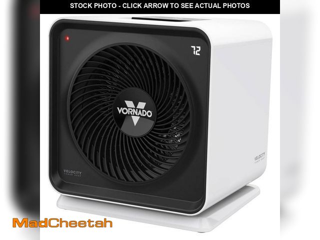 Lot 74-13002584 - Vornado Velocity 5 Cube 5S 5118 BTU Space Heater Electric Furnace with Advanced Safety Features - UN...