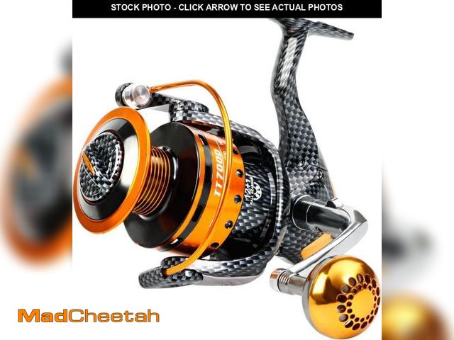 Lot 74-11363492 - Burning Shark Fishing Reels- 12+1 BB, Light and Smooth Spinning Reels, Powerful Carbon Fiber Drag, S...