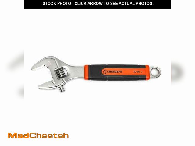 Lot 74-14437932 - 10 in. Adjustable Wrench with Cushion Grip - UNUSED