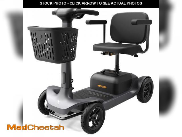 Lot 74-12428713 - Glashow S1 Mobility Scooter for Adults, 4-Wheel Mobility Scooter - 25 Miles Range, 6 mph, Smart Safe...
