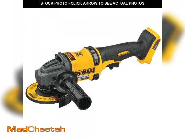 Lot 74-11825732 - DEWALT FLEXVOLT 60V MAX Cordless Brushless 4.5 in. to 6 in. Small Angle Grinder with Kickback Brake ...
