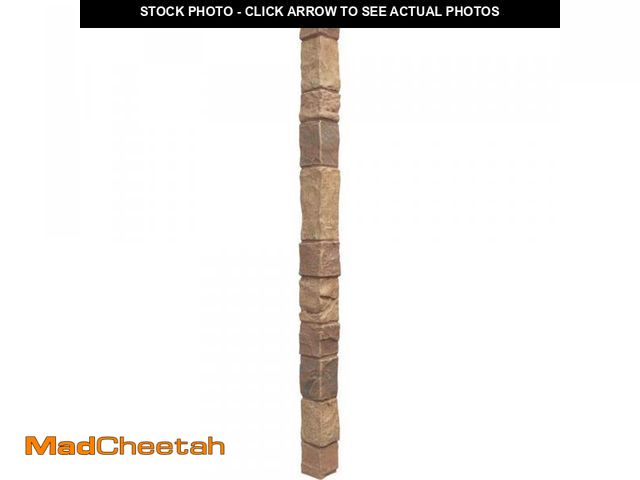 Lot 74-12530915 - Ekena Millwork 3 in. x 3 in. Fall Bank Composite Universal Outside Corner for StoneWall Faux Stone S...