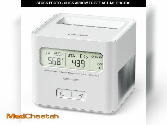 Lot 74-13550488 - X-Sense Radon Detector for Home, Easy to Use, Zero Lab Fees, No Installation Required, Continuous Mo...