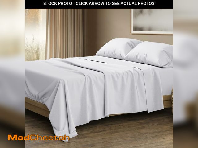 Lot 74-13575355 - THREAD SPREAD 100% Egyptian Cotton King Size Sheets Set - Luxury 1500 Thread Count Egyptian Cotton S...