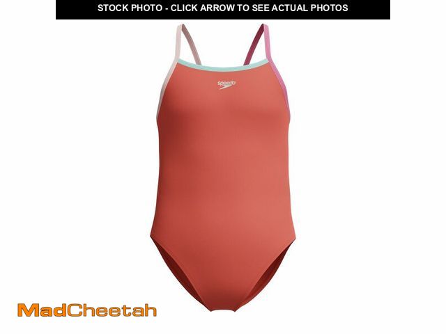 Lot 74-14272572 - Speedo Girl's Swimsuit One Piece Thin Straps - UNUSED