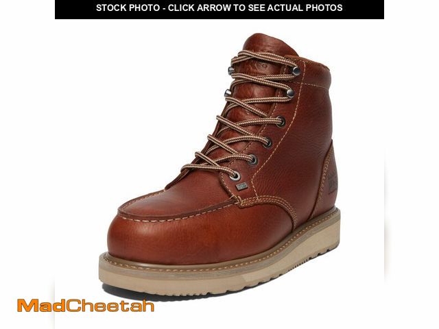 Lot 74-13720496 - Timberland PRO Men's Barstow 6 Inch Alloy Safety Toe Industrial Wedge Work Boot, Brown-2024 NEW, 10M...