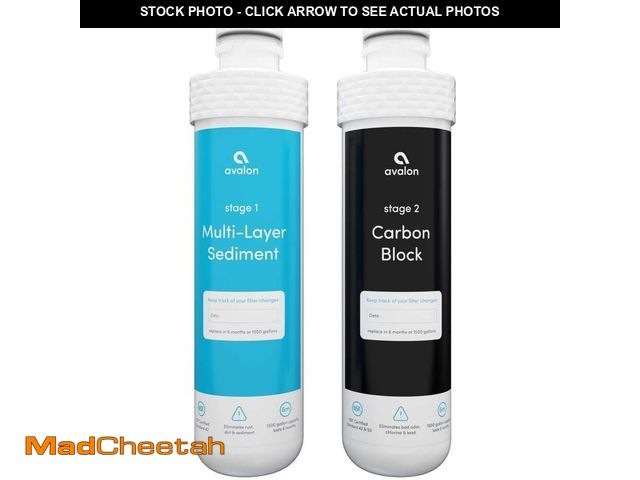 Lot 74-13771963 - Avalon 2 Stage Replacement Filters for Avalon Bottleless Water Coolers NSF Certified 1500 Gal., Purc...