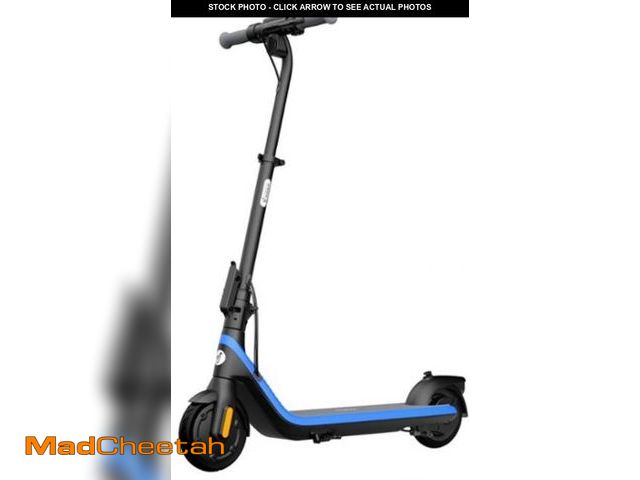 Lot 74-12388442 - Segway Ninebot Electric Kick Scooter C2 Pro  Max Speed 12.4 Mph  9.3 Miles Range  Kids  Blue - USED