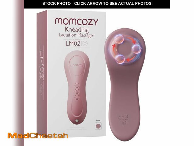 Lot 74-14211464 - Momcozy Rolling Lactation Massager with Heat, 3-in-1 Real-Like Massage for Relieve Clogged Ducts, Br...
