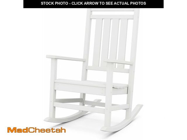 Lot 74-13214500 - POLYWOOD Presidential Rocking Chair in White - UNUSED