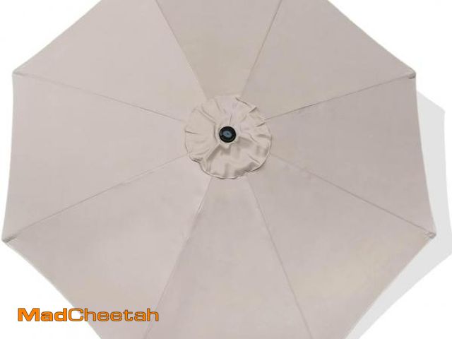 Lot 74-12126212 - ontheway 9FT Patio Umbrella Enhanced Replacement Canopy Market Table 8 Ribs Umbrella Canopy - UNUSED