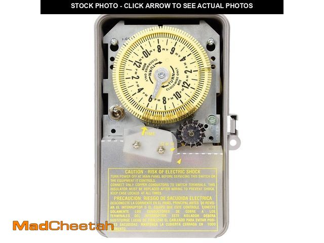 Lot 74-12783774 - *DIRTY/SCRATCHED* Intermatic R8800 Series 3 HP 220-Volt Indoor/Outdoor Irrigation/Sprinkler Timer *D...