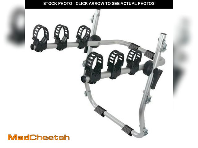 Lot 74-12426535 - Ozark Trail 3-Bicycle Trunk Bike Rack  Aluminum Rack Carrier up to 99lbs  Fit for Sedans  Hatchbacks...