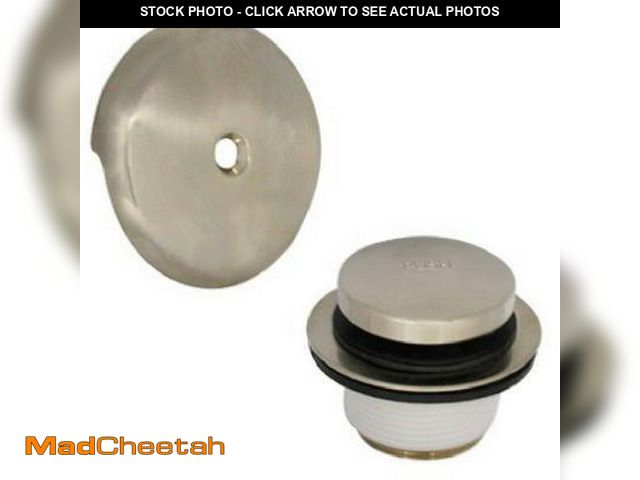 Lot 74-12827809 - Danco Touch Toe Bath Tub Drain Trim Kit In Brushed Nickel - UNUSED