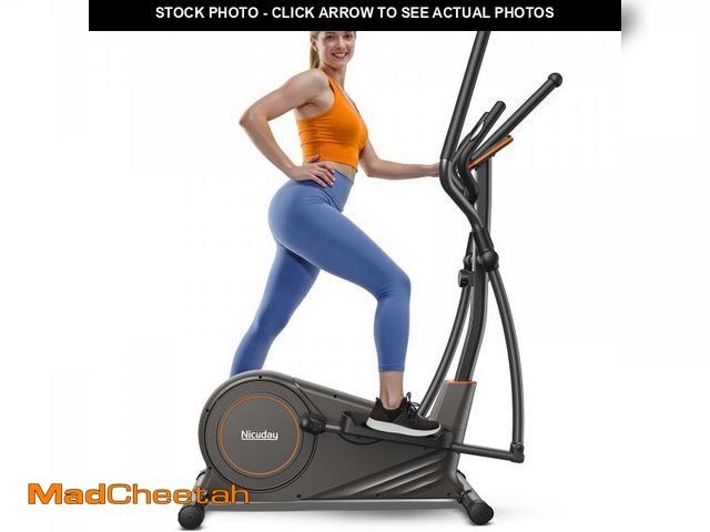 Lot 74-12391141 - Niceday Elliptical Machine, Elliptical Trainer for Home with Hyper-Quiet Magnetic Driving System, 16...
