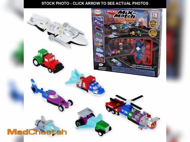 Lot 74-14051849 - Popular Playthings Magnetic Vehicles for Toddlers 1-3, Mini Mix or Match Car Toys, Set of 9 Gift for...