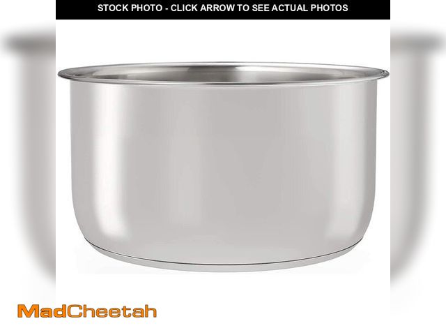 Lot 74-13625318 - Goldlion Stainless Steel Inner Pot Compatible with Ninja Foodi 6.5 Quart Accessories Replacement Ins...