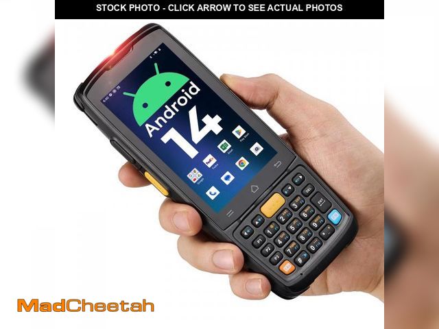 Lot 74-12181187 - MUNBYN Android Barcode Scanner MC005, Android 14, 4GB+64GB PDA Handheld, Equipped with Honeywell HS7...