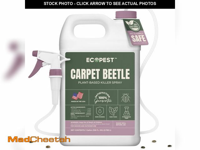 Lot 74-14295524 - Carpet Beetle Spray Ã¢â¬â Natural, Plant-Based Killer for Carpet Beetles, Larvae &amp; Eggs | Fab...