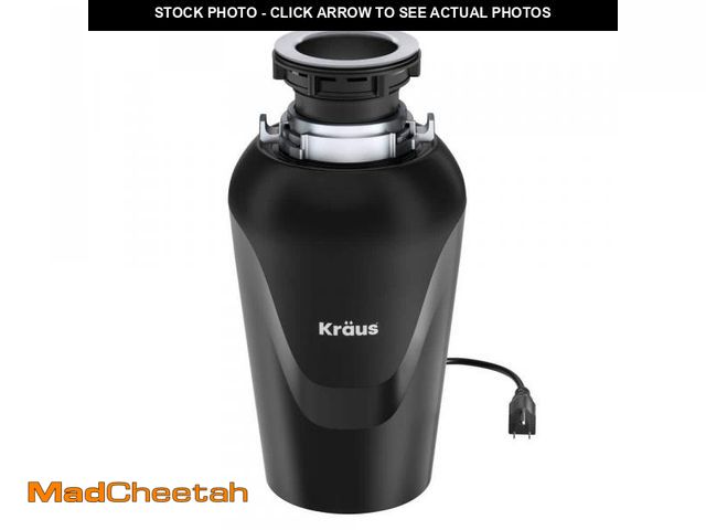 Lot 74-12089985 - KRAUS WasteGuard 3/4 HP Continuous Feed Garbage Disposal with Ultra-Quiet Motor for Kitchen Sinks wi...