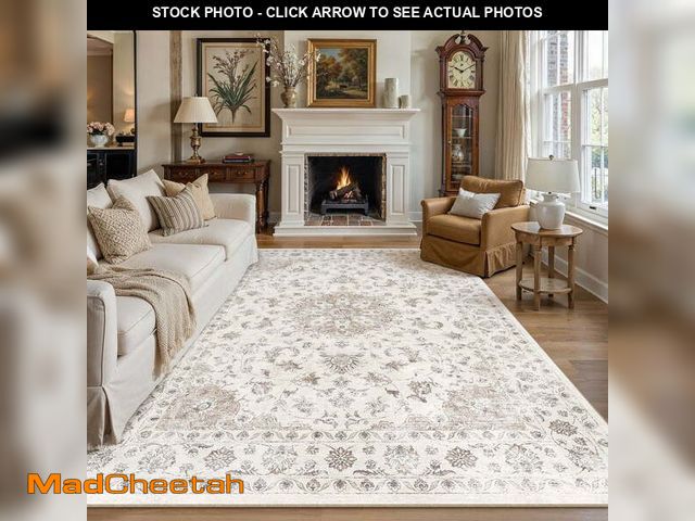 Lot 74-12814013 - BERTHMEER 10'x12' Large Vintage Oriental Area Rugs for Living Room Bedroom Office Dining Room Farmho...