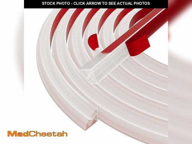 Lot 74-14262149 - Flexible Quarter Round Molding Bendable Molding Trim,Peel and Stick Silicone Rubber Edge Trim for Fl...