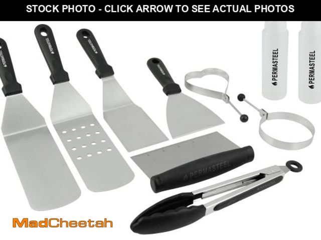 Lot 74-12476639 - *SEE DETAILS* Griddle Accessories Kit (10-Pieces) *SEE DETAILS*  - UNUSED