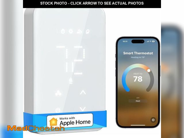 Lot 74-14599745 - meross Smart Thermostat for Electric Baseboard and in-Wall Heaters Work with HomeKit, Alexa and Goog...