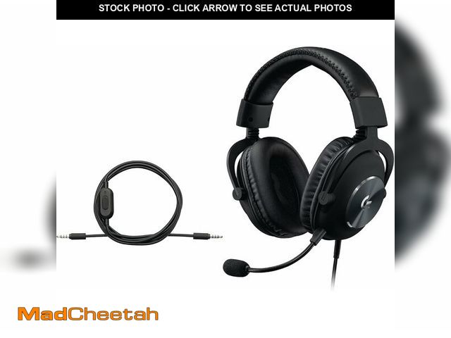 Lot 74-14307513 - (MISSING USB CABLE) Logitech G Pro X SE Wired Gaming Headset with Microphone: Detachable Microphone,...