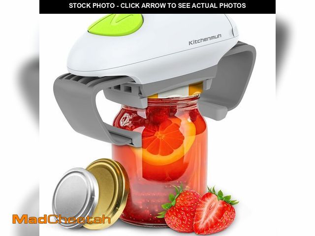 Lot 74-13715605 - Higher Torque Electric Jar Opener for Seniors with Arthritis Fit Almost Jars Size, Strong Tough Auto...