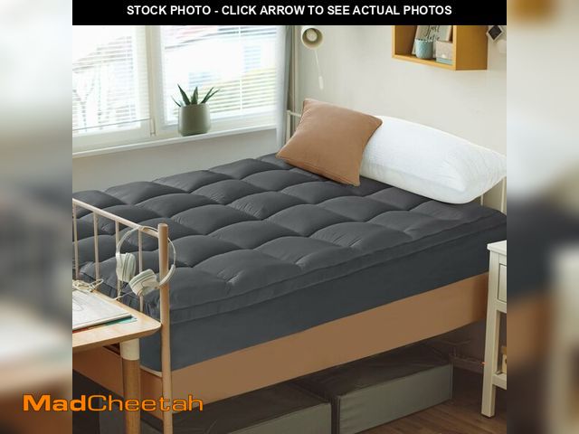 Lot 74-12801493 - CYMULA Twin XL Mattress Topper - Soft Cooling Mattress Pad for College Dorm Room Essentials - Extra ...