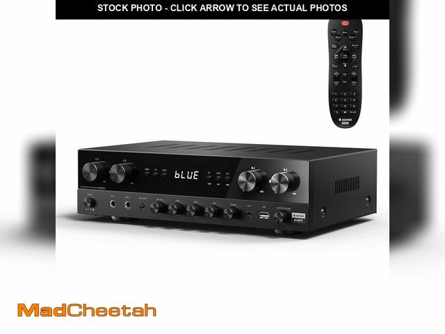 Lot 74-14434692 - Donner Stereo Receivers 1000W 4 Channel Home Audio Amplifier, Karaoke, Theater Speakers with Bluetoo...