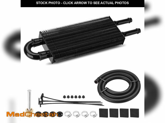 Lot 74-14267057 - FILTERUP Upgrade 2 Pass Aluminium Transmission Oil Cooler, 5/16" Universal 2 Rows Tube And Fin Coole...