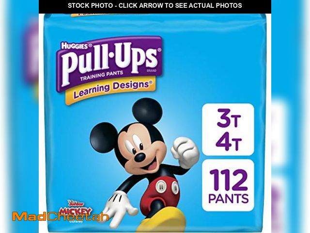 Lot 74-12098436 - Pull-Ups Boys' Potty Training Pants, Size 3T-4T Training Underwear (32-40 lbs), 112 Count (4 Packs o...