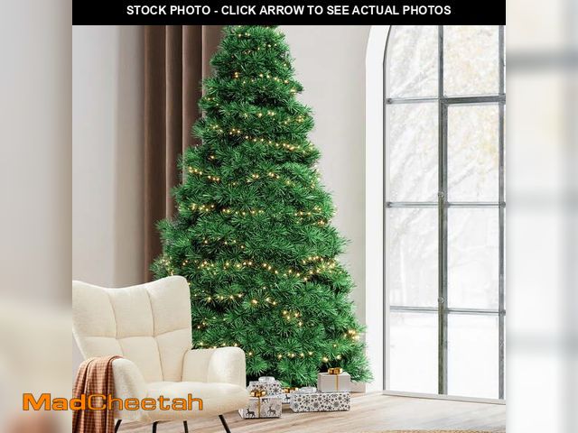 Lot 74-13055474 - MCQ 4.5ft Pre-Lit Spruce Artificial Christmas Tree for Home, Office, and Party Decor - UNUSED