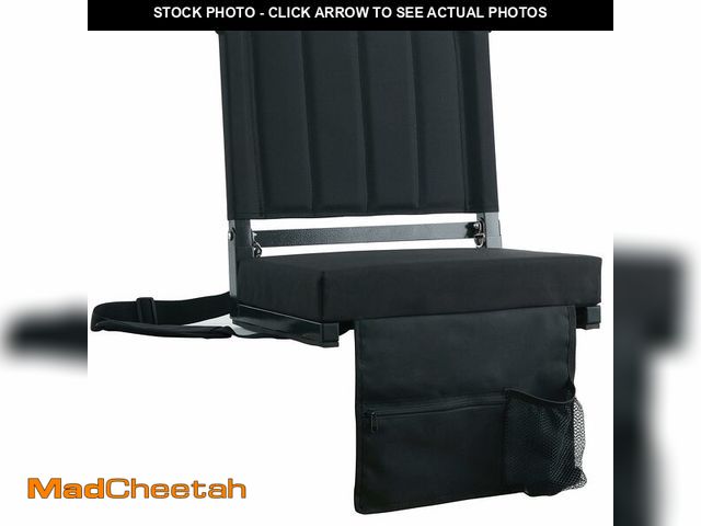 Lot 74-14064856 - SPORT BEATS Stadium Seats with Back Support Bleacher Chairs with Back and Cushion Thick Padded Bleac...