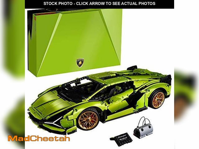 Lot 74-12633164 - LEGO Technic Lamborghini SiÃÆÃÂ¡n FKP 37 Building Sets for Adults - Detailed Lamborghini Model Ca...