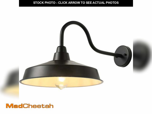 Lot 74-14322939 - 1-Light Metal Disc-Shaped Wall Sconces Outdoor Lights - UNUSED