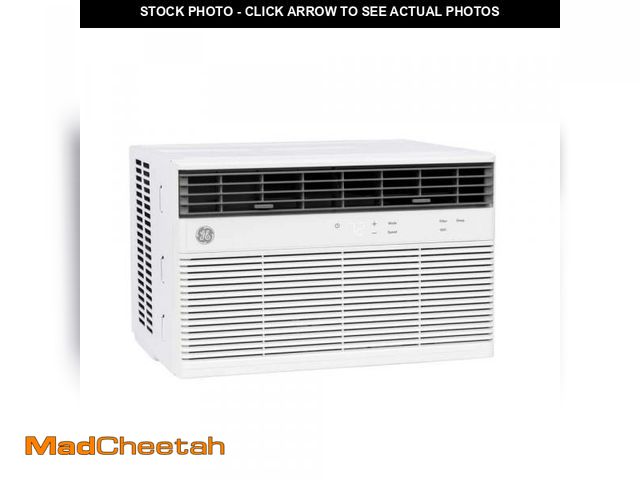 Lot 74-12266637 - 8,000 BTU 115-Volt Smart Window Air Conditioner for 350 Sq. Ft. in White with Wi-Fi and Remote - USE...