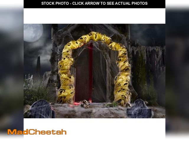 Lot 74-12829674 - Home Accents Holiday 7.5 ft LED Twisted Souls Archway - UNUSED