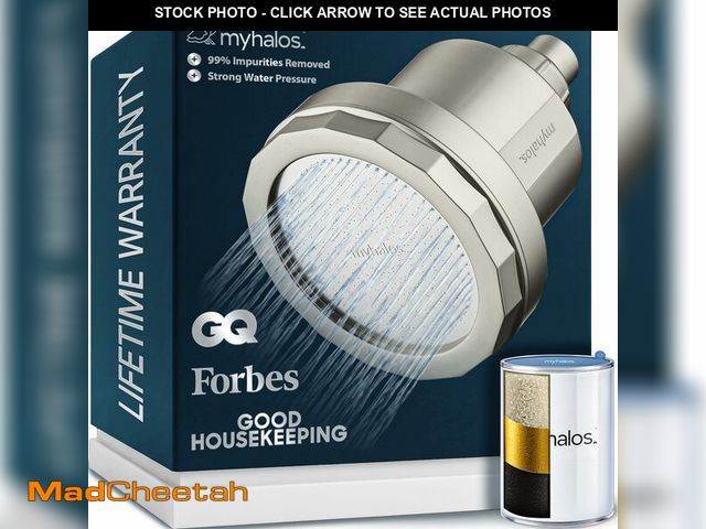 Lot 74-14062606 - MyHalosÃÂ® Filtered Shower Head for Hard Water Filter - High Pressure, Removes Chlorine - Shower He...