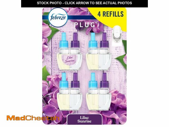 Lot 74-14208540 - Febreze Plug In Air Freshener, Odor-Fighting Scented Oil Refill, Air Fresheners for Home and Bathroo...